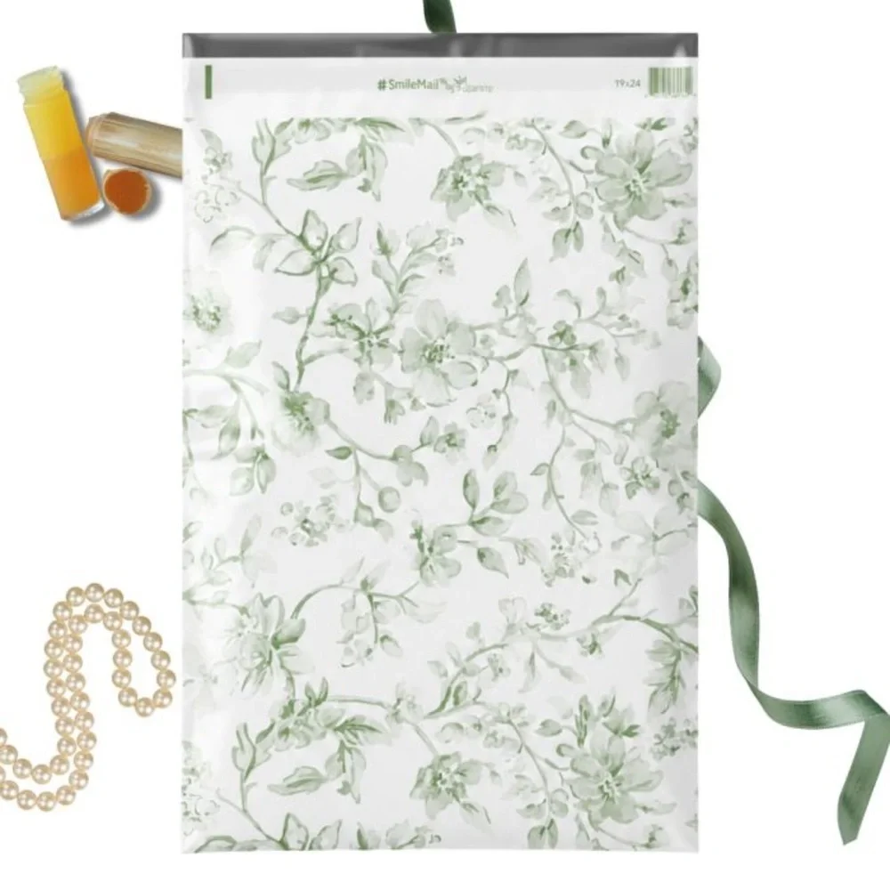 Floral Toile SmileMail Poly Mailers 19x24 - Set of 15